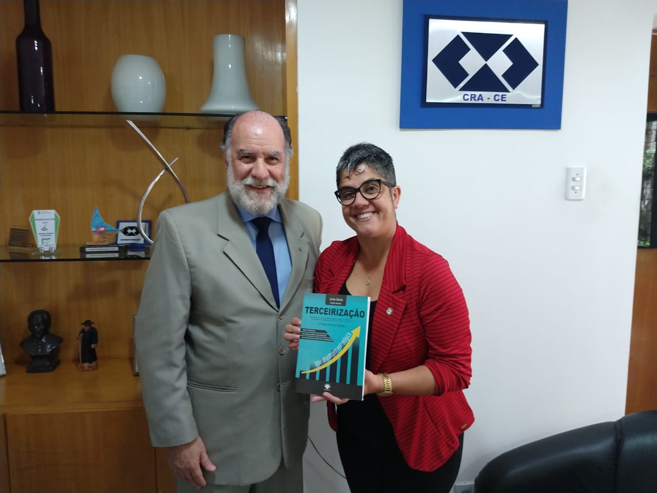 CRA-CE recebe visita do coordenador do Grupo de Excelência do CRA São Paulo