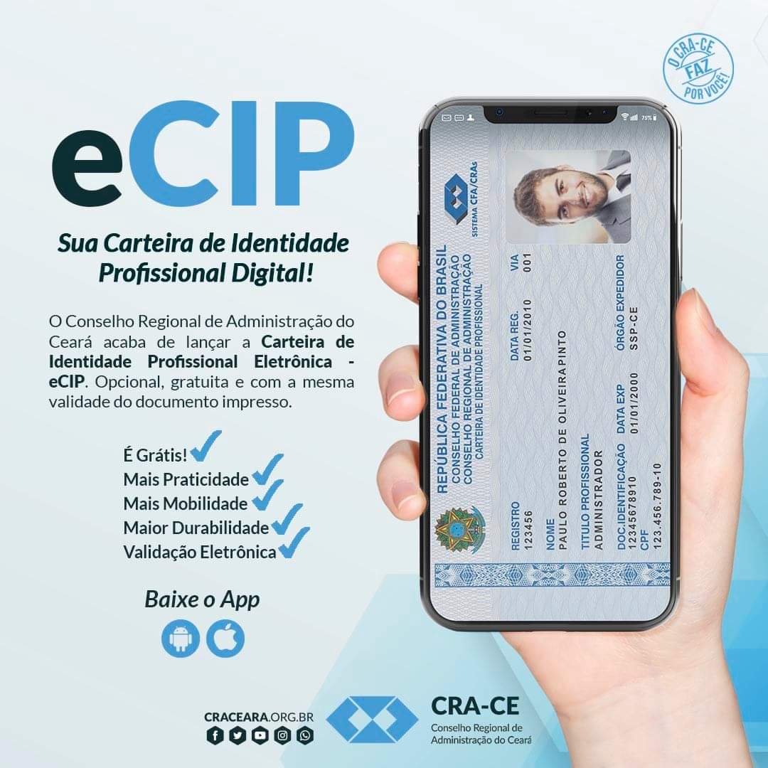 CRA-CE lança Carteira de Identidade Profissional digital 