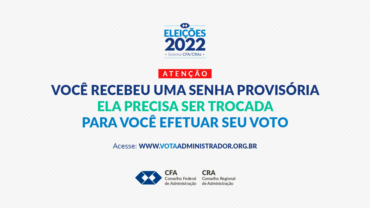 Senhas de acesso para votação são entregues