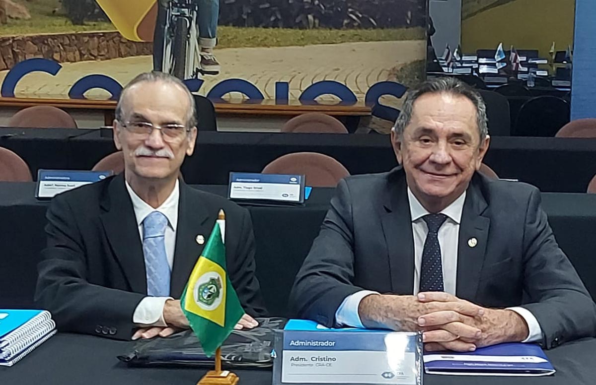Rogério Cristino e Roberto Feijó representam o Ceará no Fórum de Presidentes do Sistema CFA/CRAs