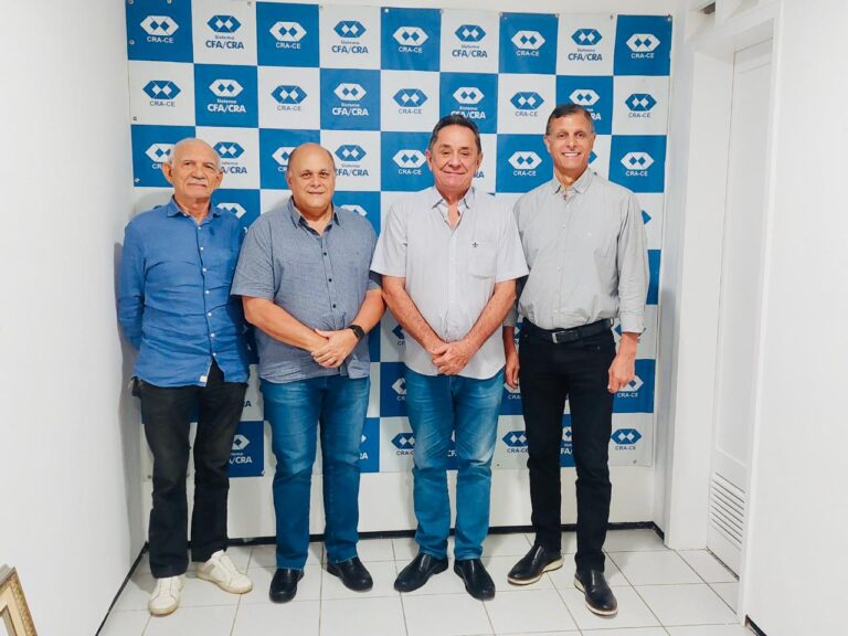 CRA-CE recebe Diretoria do CORE-CE para Acordo de Cooperação Mútua