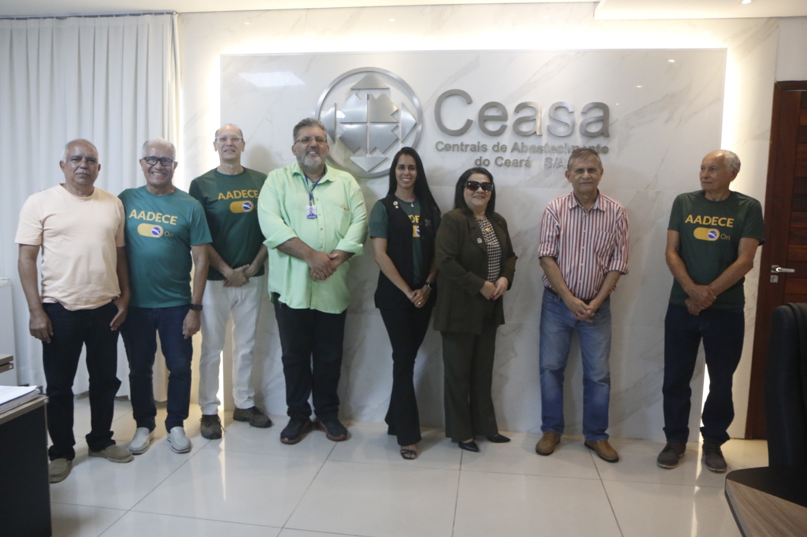 Ceasa recebe visita institucional do CRA-CE e Aadece